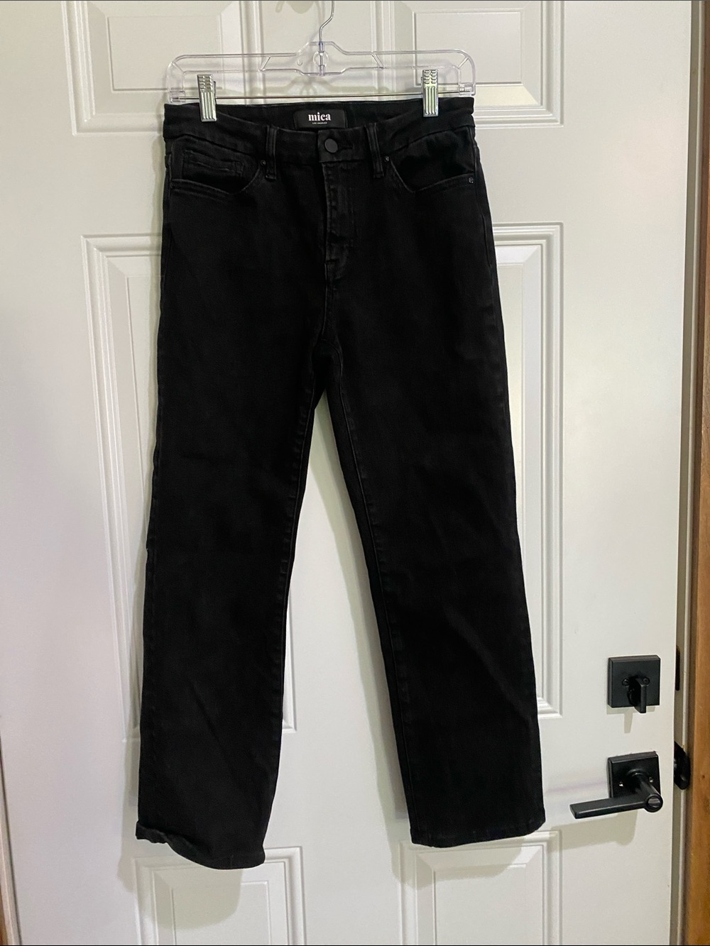 Mica Black Straight-Leg Jeans - Classic Everyday Style - Picture 3 of 8